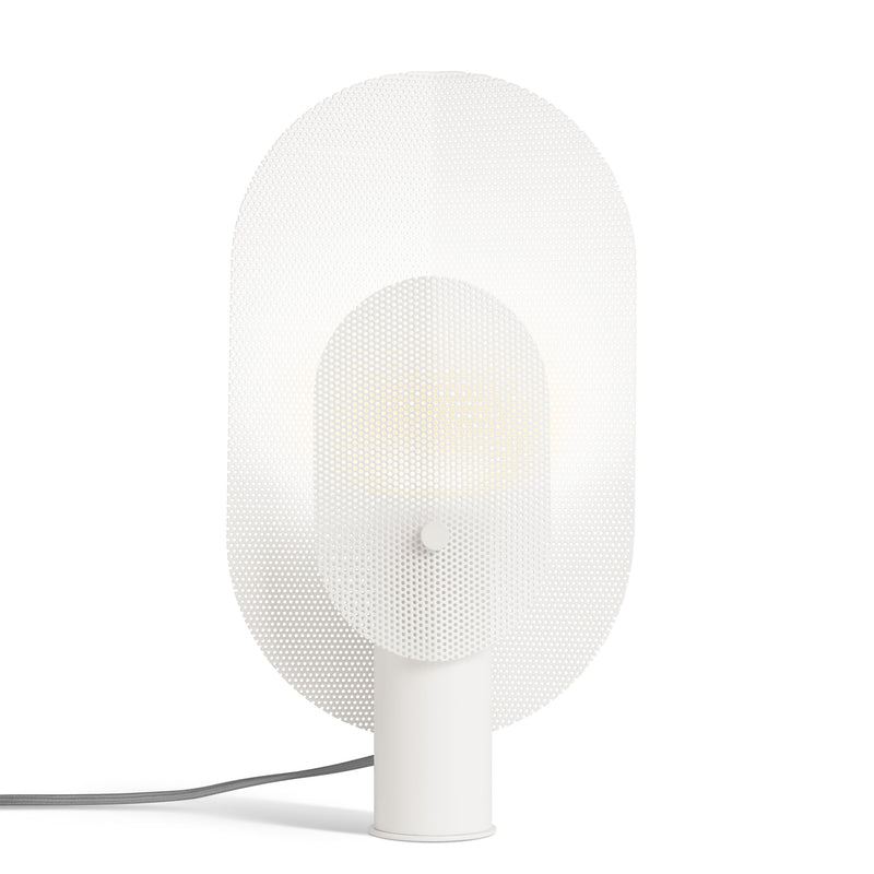 Filter Table Lamp in White - Angle 2