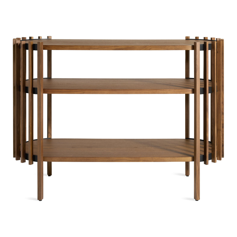 Forum Console in Walnut - Angle 1
