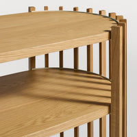 Forum Console in White Oak - Angle 6