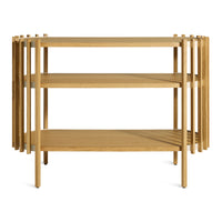 Forum Console in White Oak - Angle 1