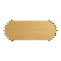 Forum Console in White Oak - Angle 5