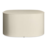 Bug Outdoor Coffee Table in Ivory - Angle 3