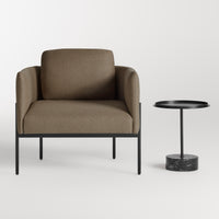 Getup Lounge Chair in Gabro Coffee - Angle 2