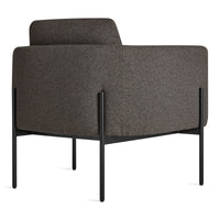 Getup Lounge Chair in Kelso Charcoal - Angle 7