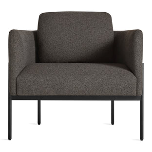 Getup Lounge Chair in Kelso Charcoal - Angle 1
