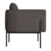 Getup Lounge Chair in Kelso Charcoal - Angle 8