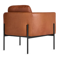 Getup Lounge Chair en Toffee Leather - ángulo 5