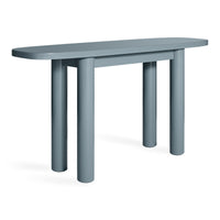 Good Times Console Table in Grey Blue - Angle 5