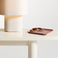 Good Times Console Table in Ivory - Angle 4