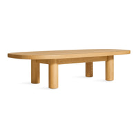 Good Times Coffee Table in White Oak - Angle 4