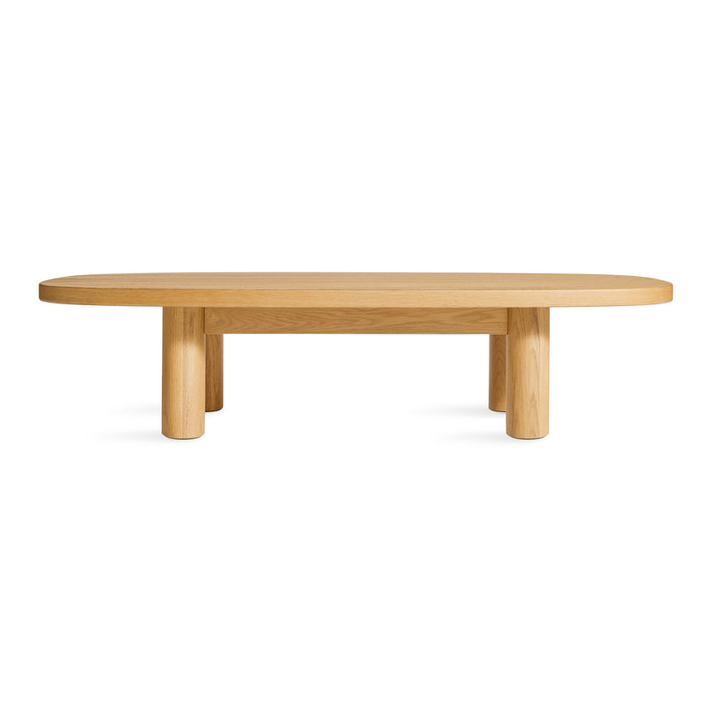 Good Times Coffee Table in White Oak - Angle 1