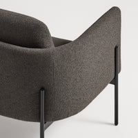 Getup 67" Sofa in Kelso Charcoal - Angle 5