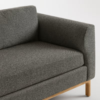 Guide 96&quot; Sofa in Sanford Black - Angle 8