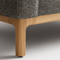 Guide 96&quot; Sofa in Sanford Black - Angle 9