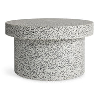 Hunky Dory Coffee Table in White Terrazzo - Angle 1