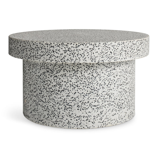 Hunky Dory Coffee Table in White Terrazzo - Angle 1