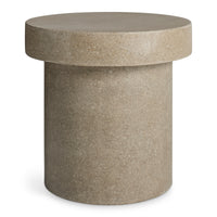 Hunky Dory Side Table en Mushroom Terrazzo - ángulo 2
