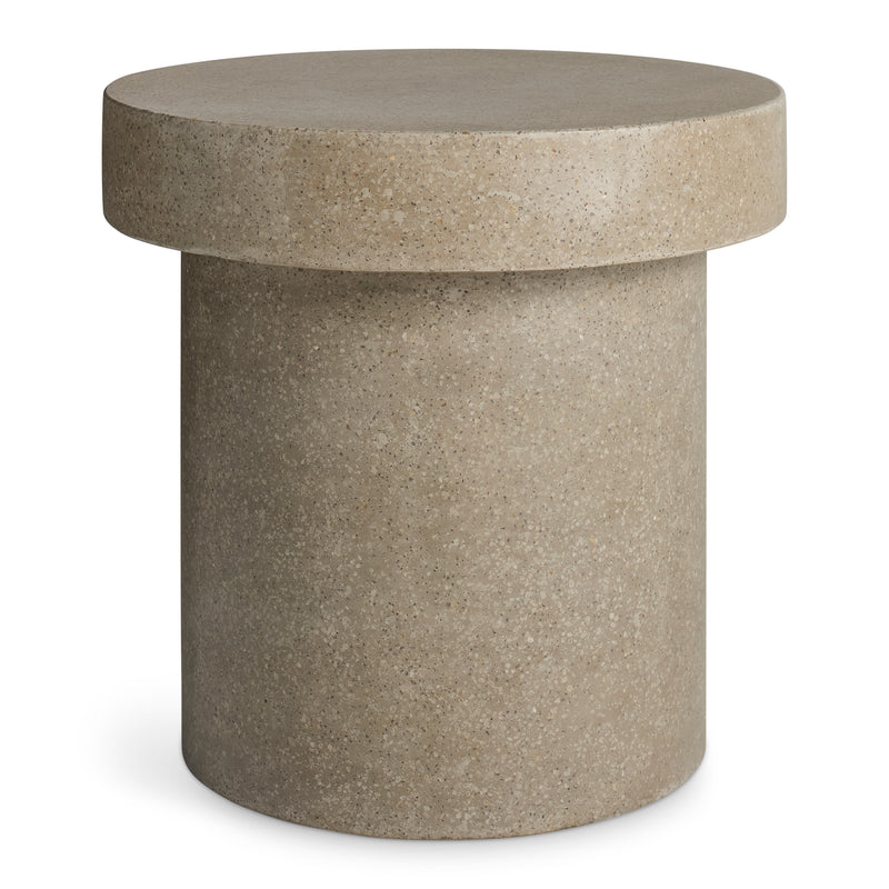 Hunky Dory Side Table in Mushroom Terrazzo
