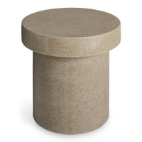 Hunky Dory Side Table en Mushroom Terrazzo - ángulo 4