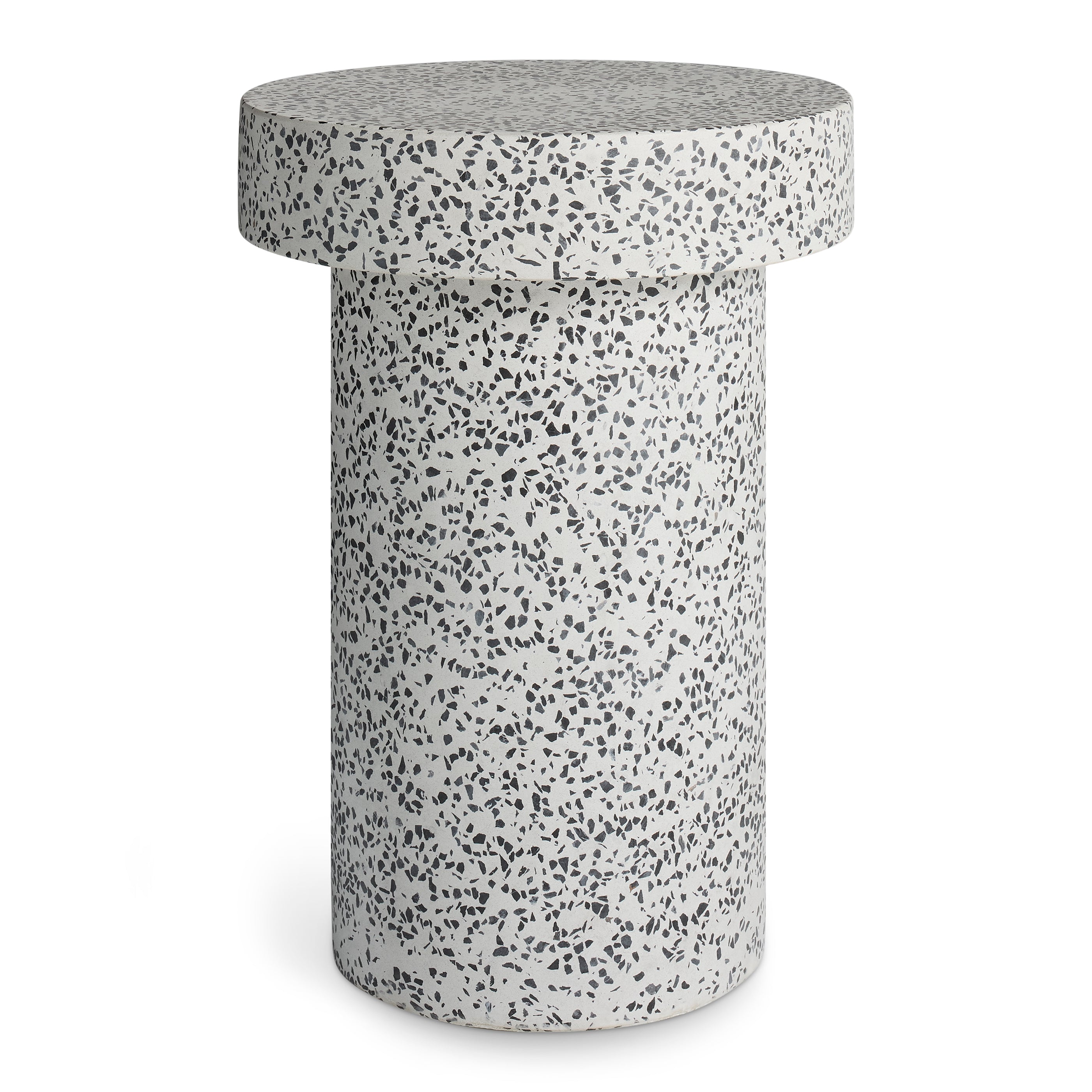 675★funkydog White モルタル雑貨　（お任せ植物付き） Hunky Dory Tall Side Table | Blu Dot