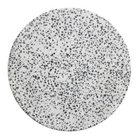 Hunky Dory Tall Side Table in White Terrazzo - Angle 2