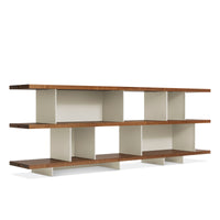 Happy Day Shelving 3 Shelf in Walnut / Putty - Angle 3