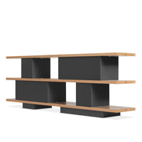 Happy Day Shelving 3 Shelf en White Oak / Oblivion - ángulo 5