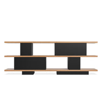 Happy Day Shelving 3 Shelf en White Oak / Oblivion - ángulo 6