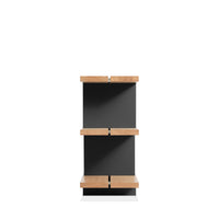 Happy Day Shelving 3 Shelf en White Oak / Oblivion - ángulo 4