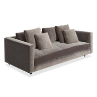 Hands Down 82&quot; Sofa in Storm Velvet / Color Mix 1 - Angle 4