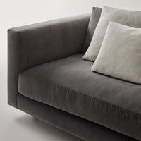 Hands Down 94&quot; Sofa in Storm Velvet / Color Mix 1 - Angle 5