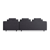 Hands Down Sofa with Chaise in Tofte Navy / Color Mix 2 - Angle 8