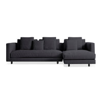 Hands Down Sofa with Chaise in Tofte Navy / Color Mix 2 - Angle 2