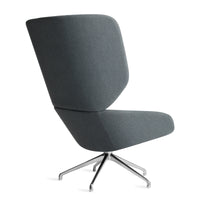 Heads Up Swivel Lounge Chair in Maharam Mode in Machine - Angle 5