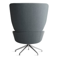 Heads Up Swivel Lounge Chair in Maharam Mode in Machine - Angle 6
