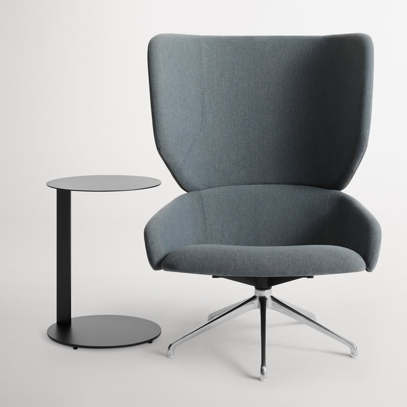 Heads Up Swivel Lounge Chair in Maharam Mode in Machine