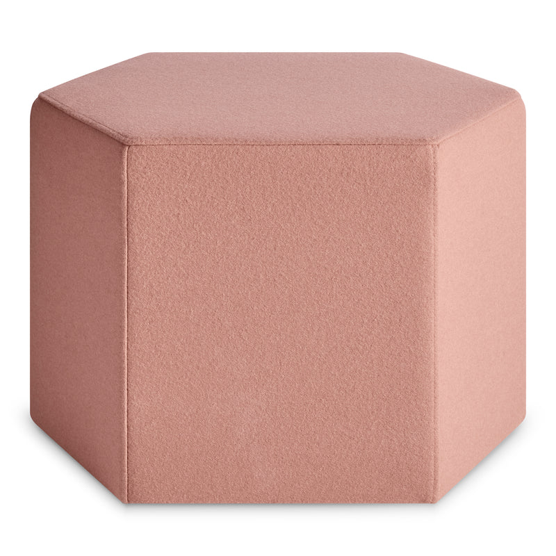 Hecks Ottoman en Vesper Blush