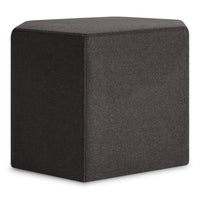 Hecks Ottoman in Vesper Charcoal - Angle 4