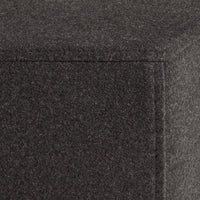 Hecks Ottoman in Vesper Charcoal - Angle 6