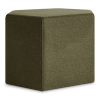Hecks Ottoman in Vesper Olive - Angle 4