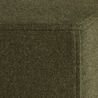 Hecks Ottoman in Vesper Olive - Angle 6