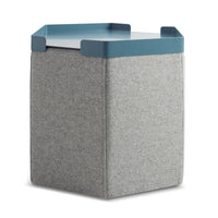 Hecks Ottoman Tray in Marine Blue - Angle 3