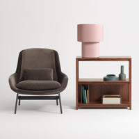 Hilla Large Table Lamp in Blush - Angle 12