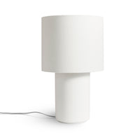 Hilla Large Table Lamp in Linen - Angle 9