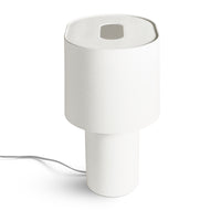 Hilla Large Table Lamp in Linen - Angle 10