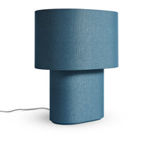 Hilla Large Table Lamp in Navy - Angle 6