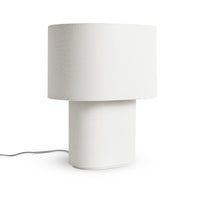 Hilla Small Table Lamp in Linen - Angle 4