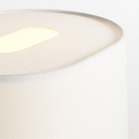 Hilla Small Table Lamp in Linen - Angle 14