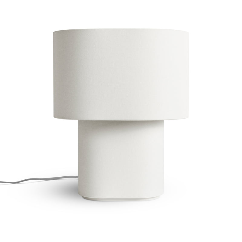 Hilla Small Table Lamp in Linen - Angle 1