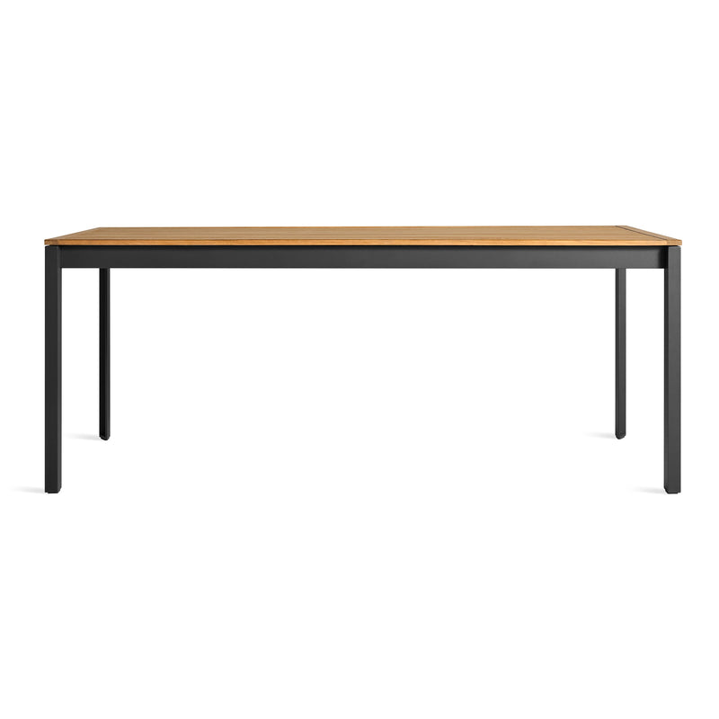 Hold Tight 76" Outdoor Dining Table in Teak / Carbon